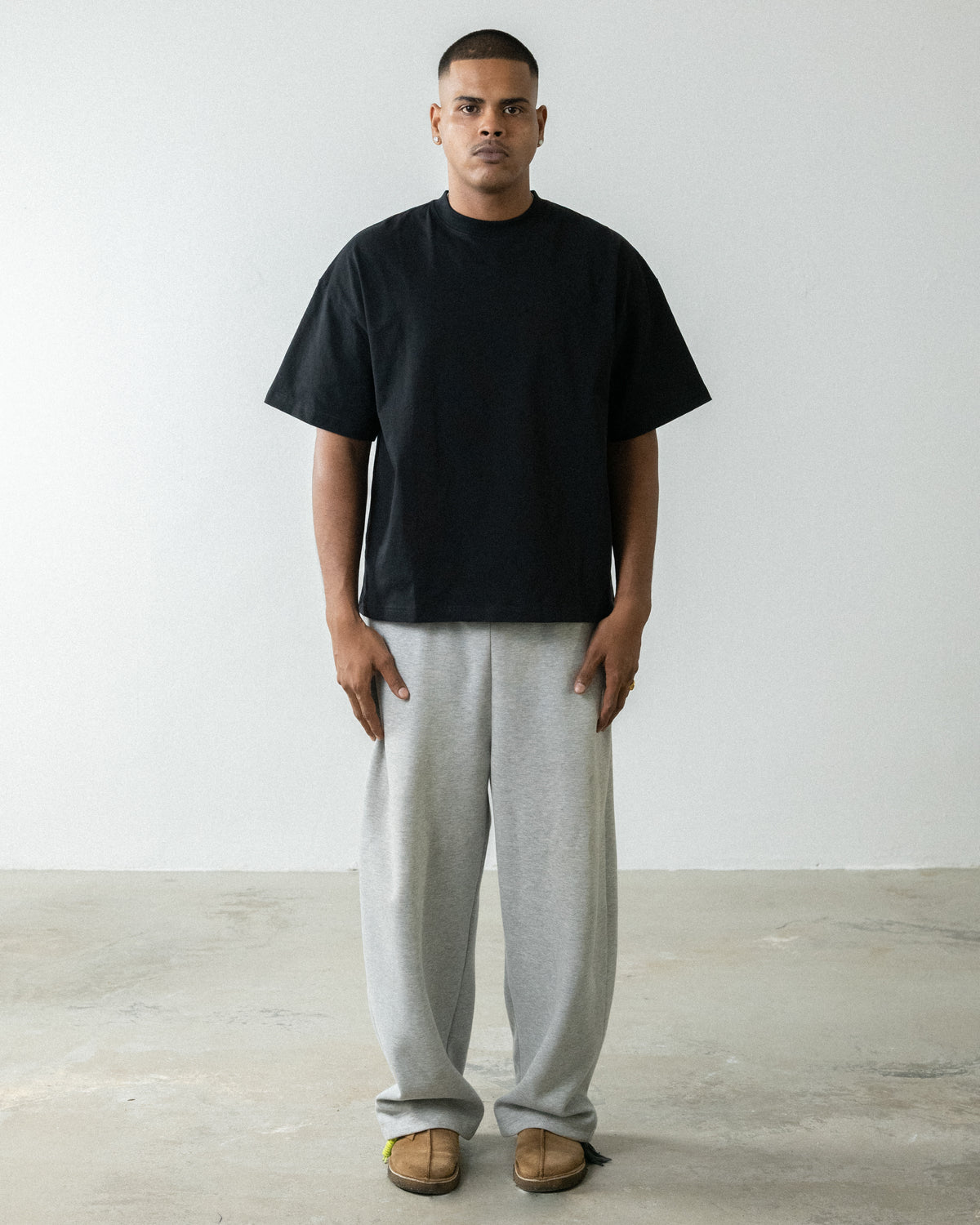 As Boxy S/S Tee Black