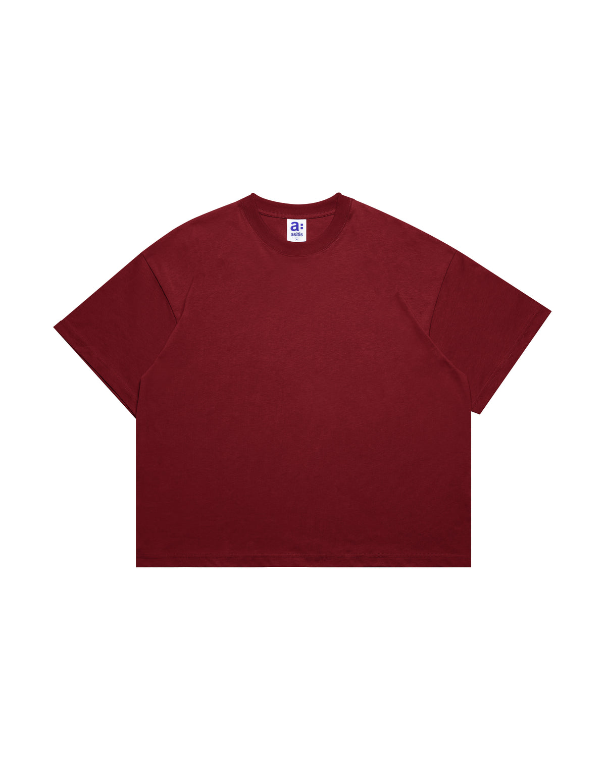 As Boxy S/S Tee Dark Red