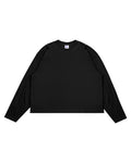As Boxy L/S Tee Black