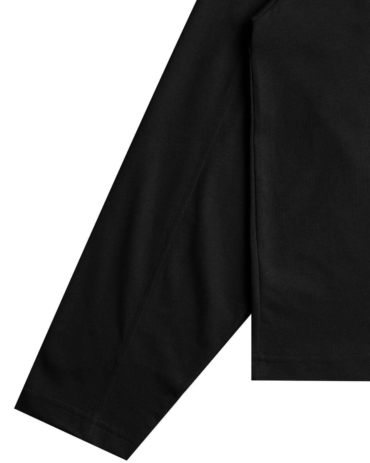 As Boxy L/S Tee Black