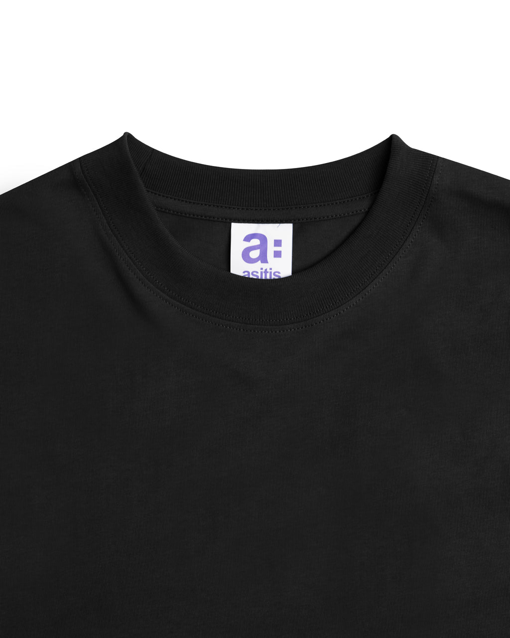 As Boxy L/S Tee Black