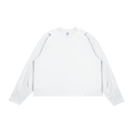 As Boxy L/S Tee Steel White